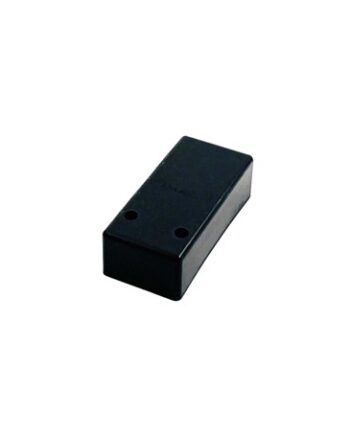 Ändavslut för montageskena 72x32mm plast Svart